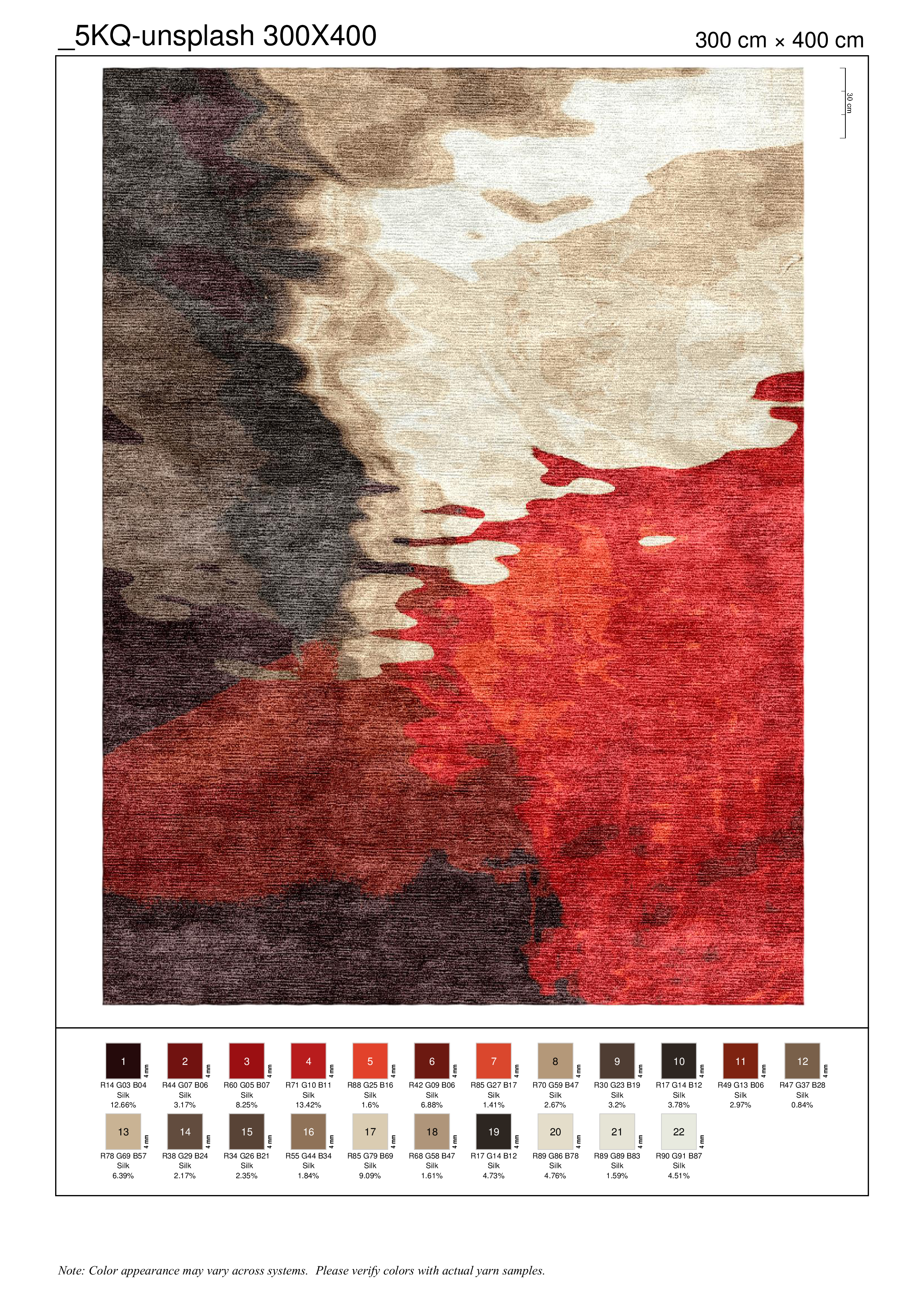 Musing rug — Colorwash collection by The Rug Curator