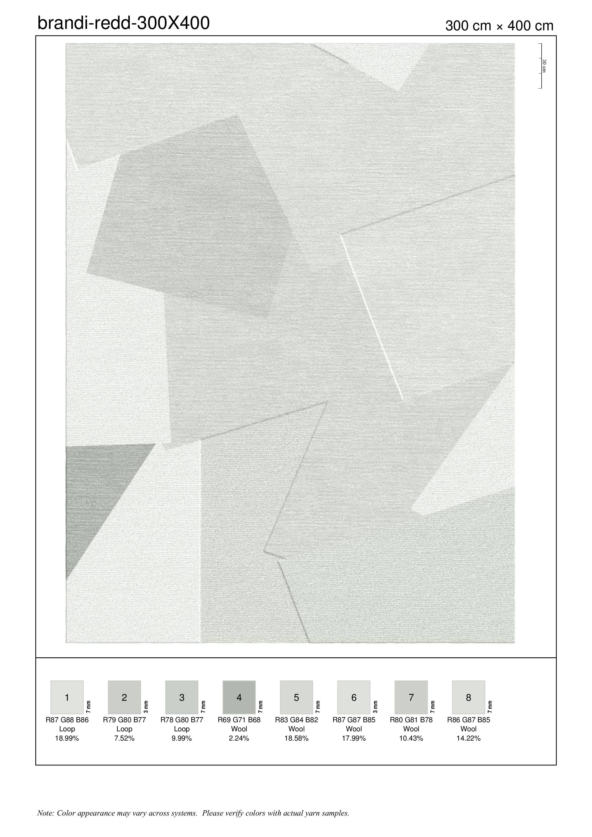 Collage rug — MOD collection by The Rug Curator