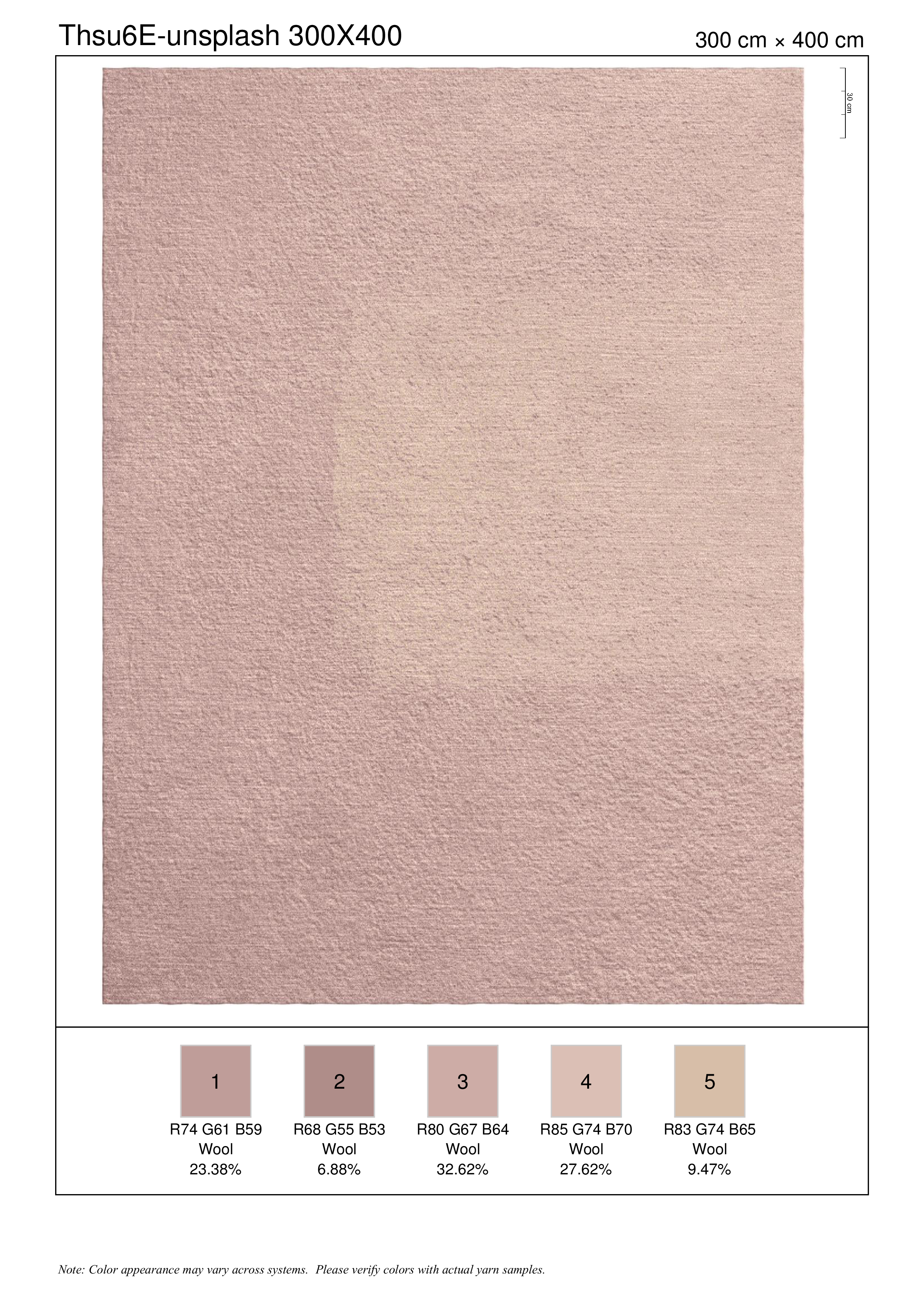 Essence — Blush rug — MOD collection by The Rug Curator