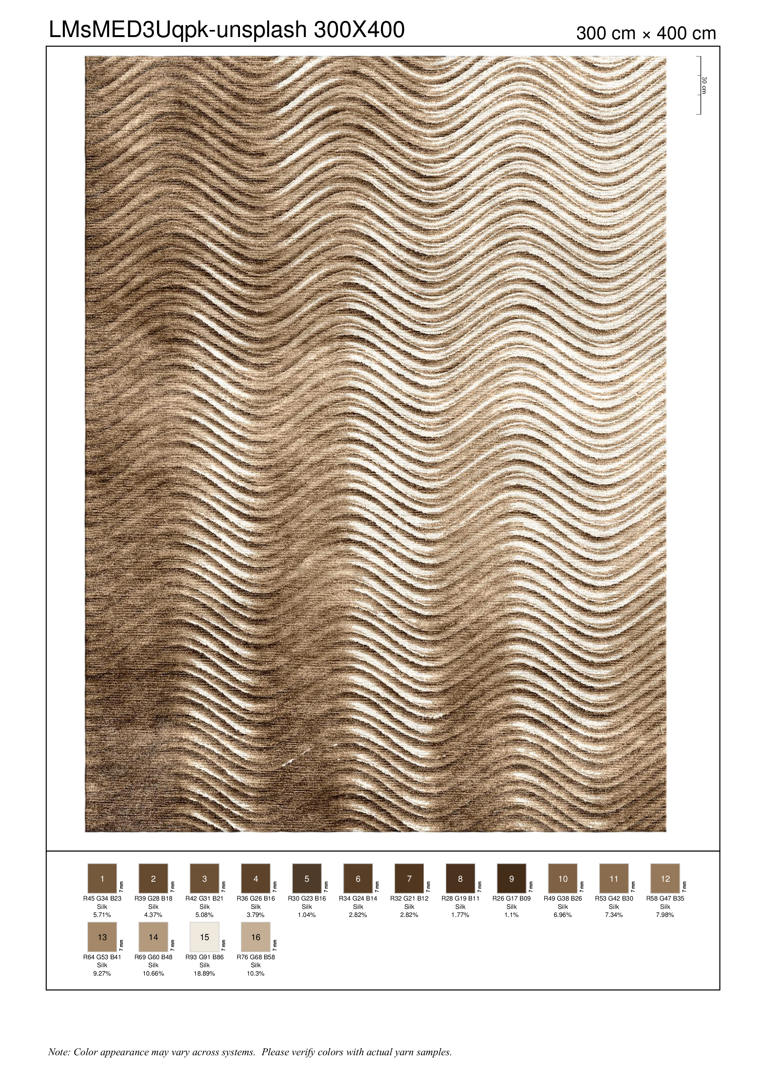 Groovy Glam — Gold rug — MOD collection by The Rug Curator