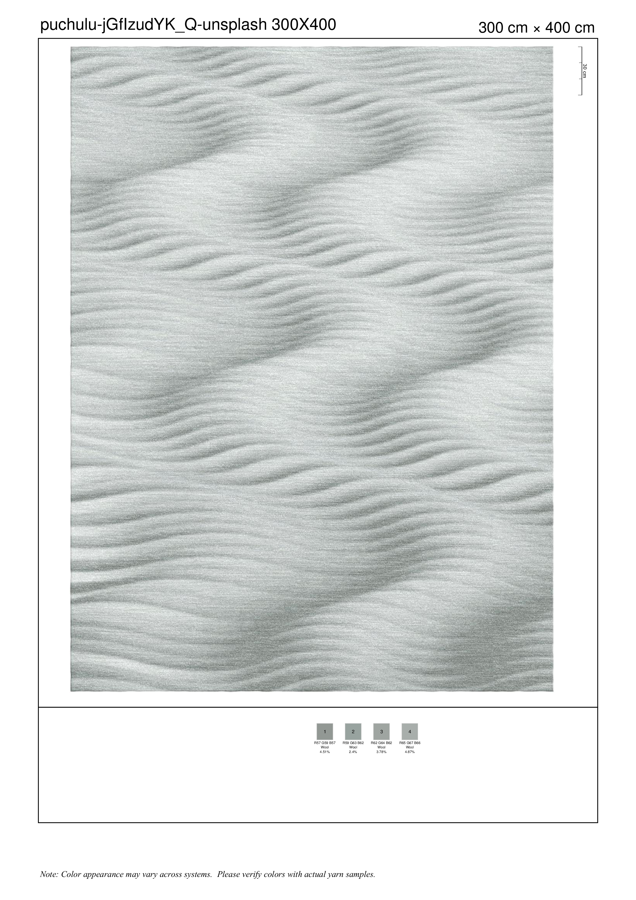 Sensual Sand — Silver rug — MOD collection by The Rug Curator