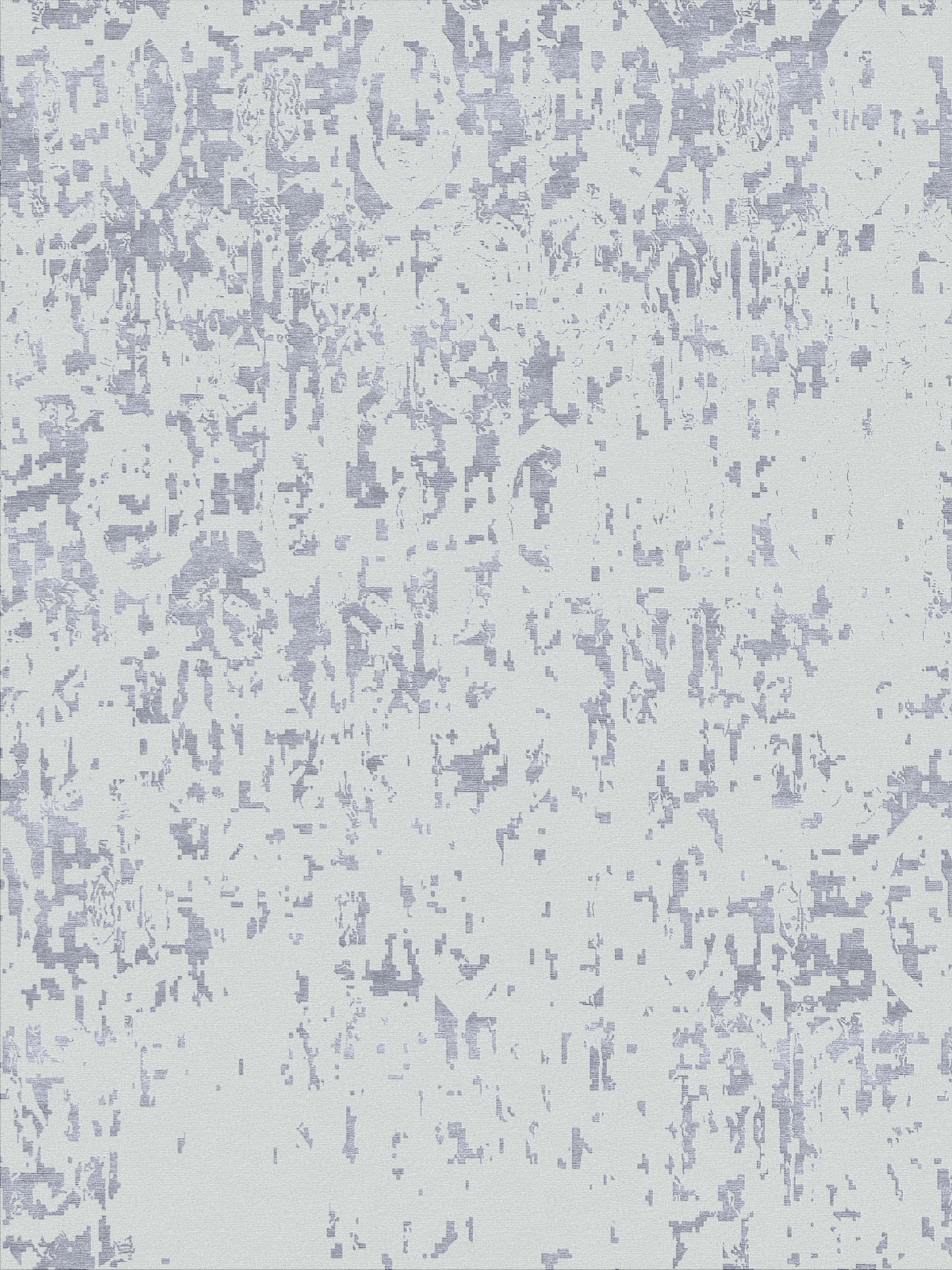 Droplets — Blue rug — Organyx collection by The Rug Curator