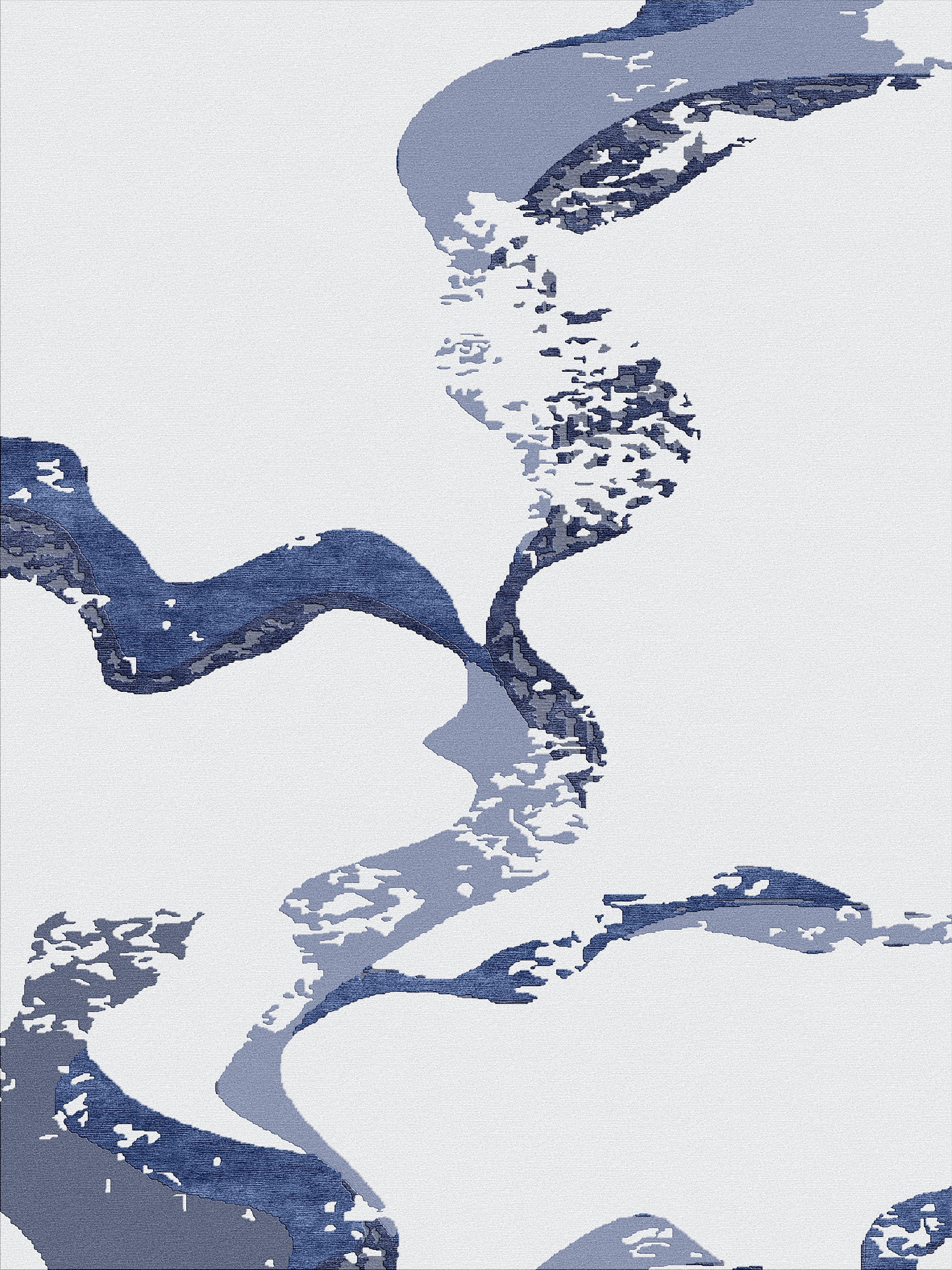 Inked Flow rug — Organyx collection by The Rug Curator