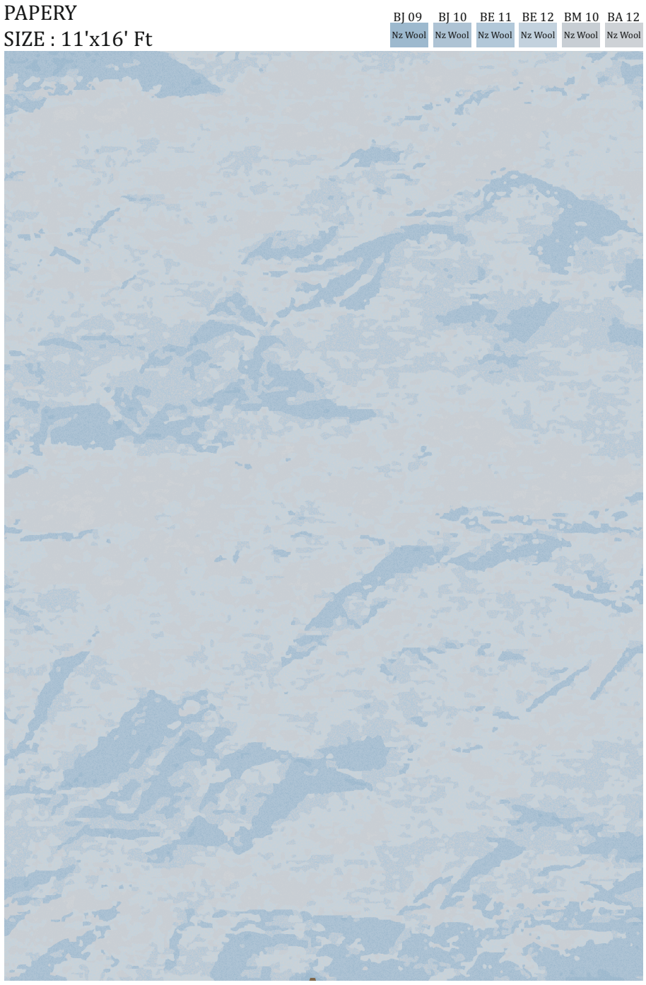 Papery Ribbon rug — Organyx collection by The Rug Curator