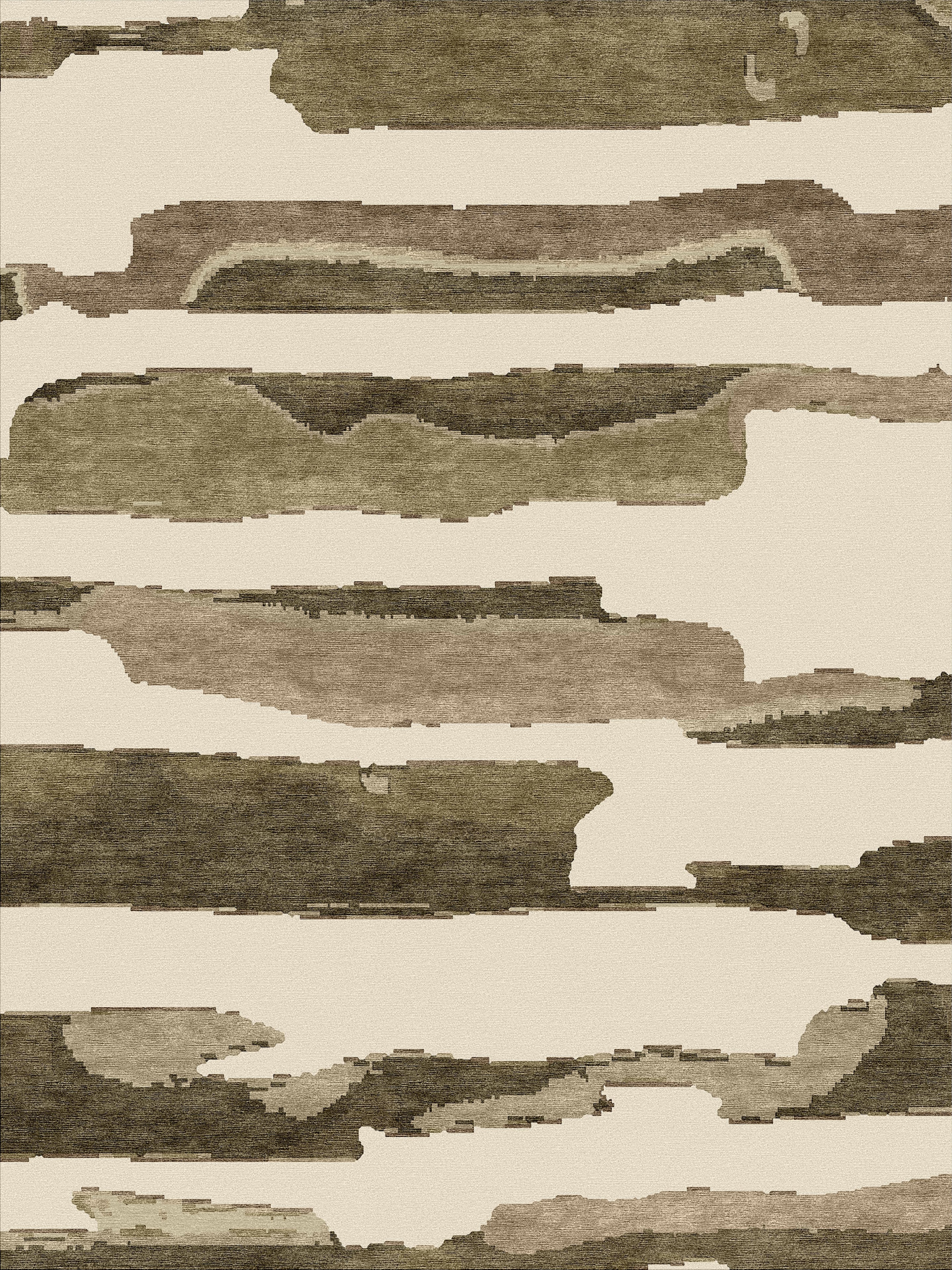 Smoke rug — Organyx collection by The Rug Curator