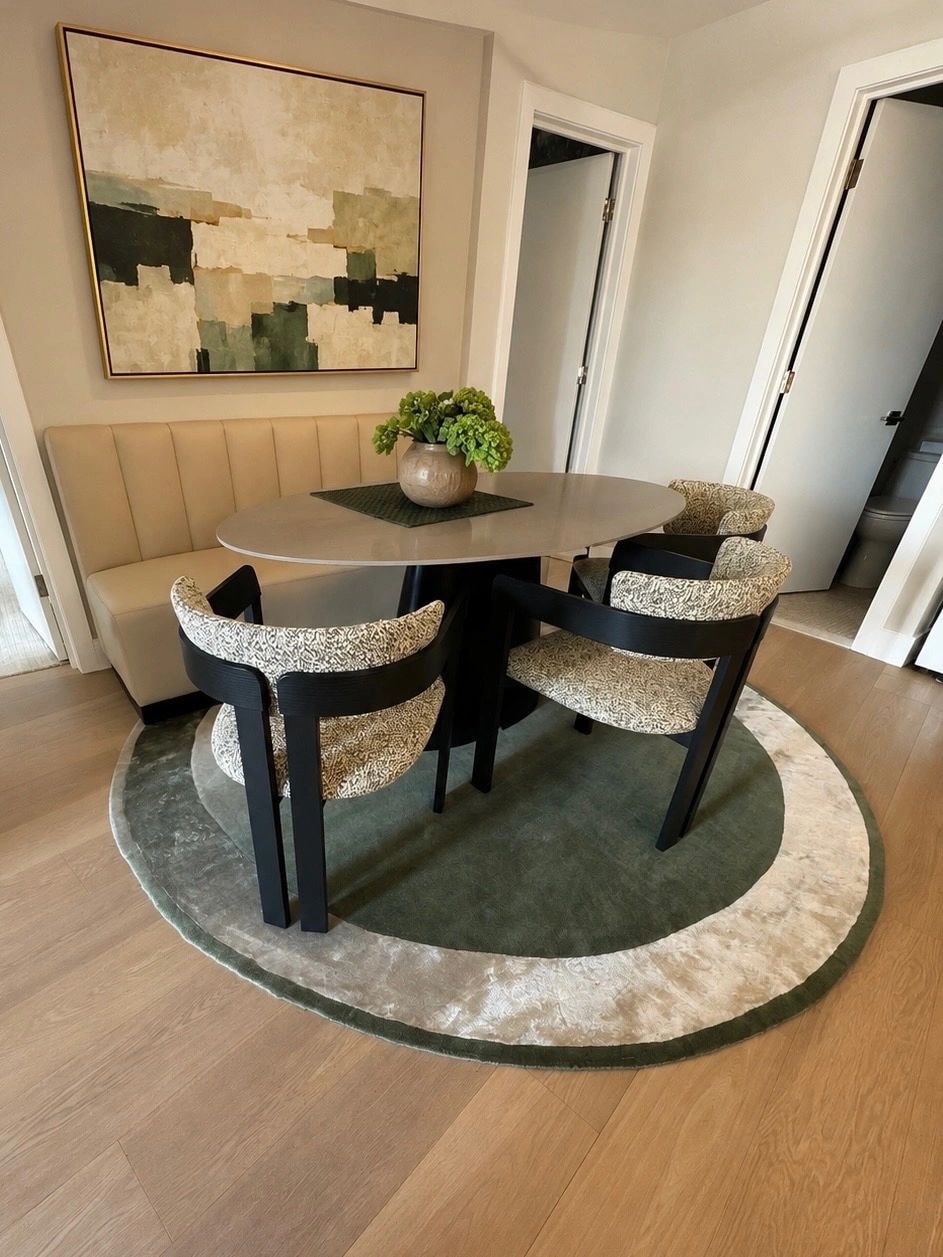Installed custom rug project 4