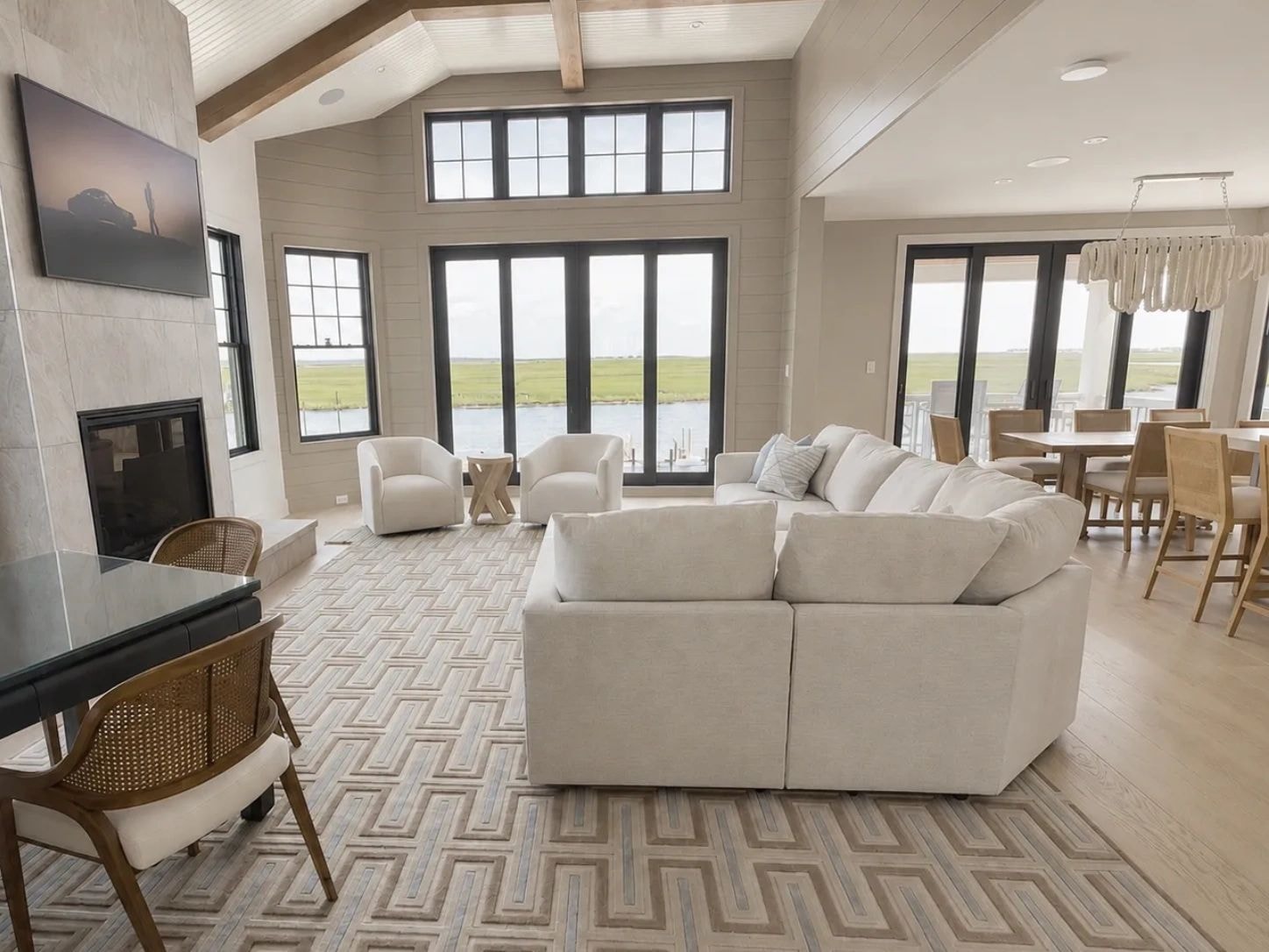 Installed custom rug project 6